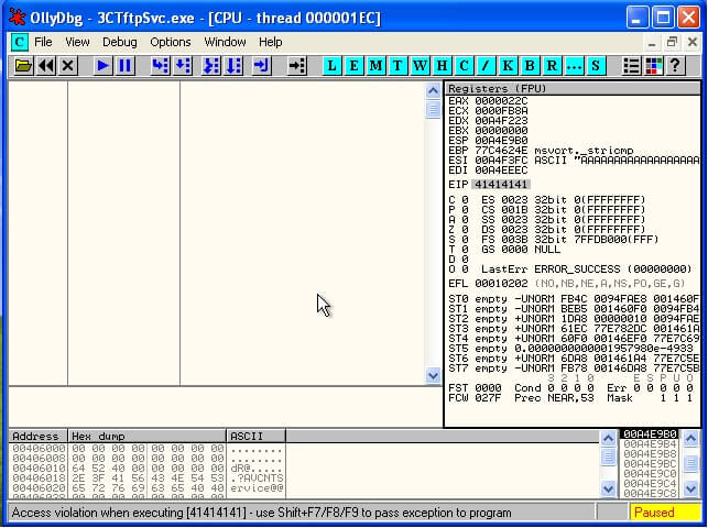 Simple TFTP Fuzzer : Overwriting EIP | Metasploit Unleashed