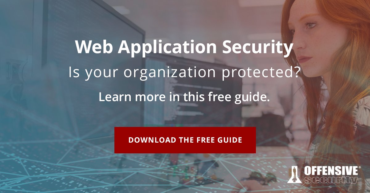 Download the Web Application Security Guide!