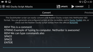 HID Ducky Script Converter