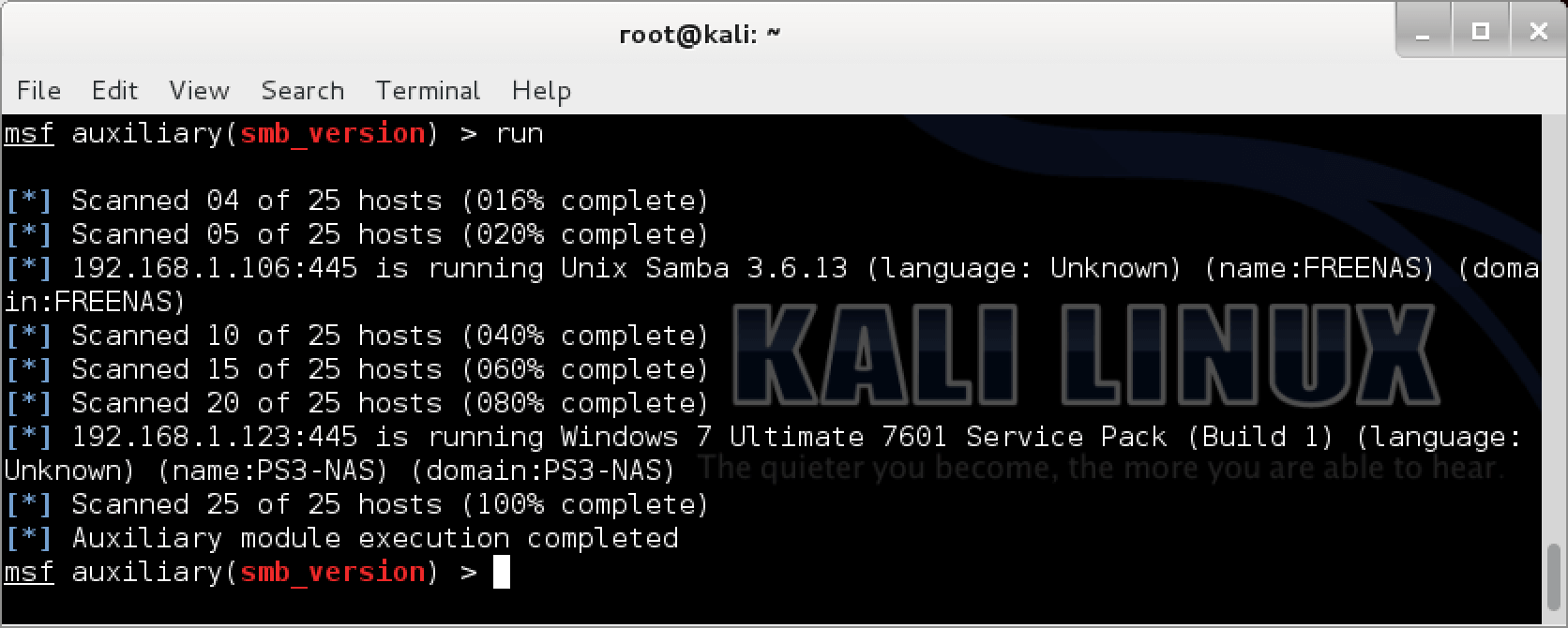 Information Gathering with Metasploit