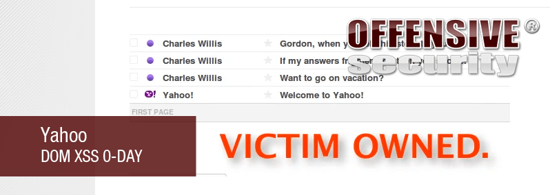 Yahoo XSS 0-Day