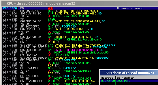 Winamp 5.58 exploit development